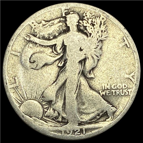 1921-S Walking Liberty Half Dollar NICELY CIRCULATED