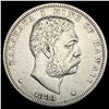 Image 1 : 1883 Silver Hawaii 1 Dollar CLOSELY UNCIRCULATED