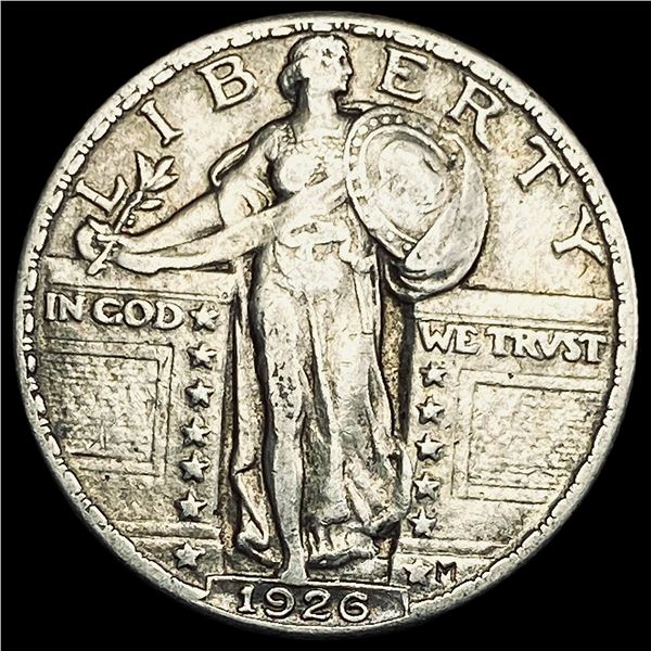 1926 Standing Liberty Silver Quarter NEARLY UNCIRCULATED