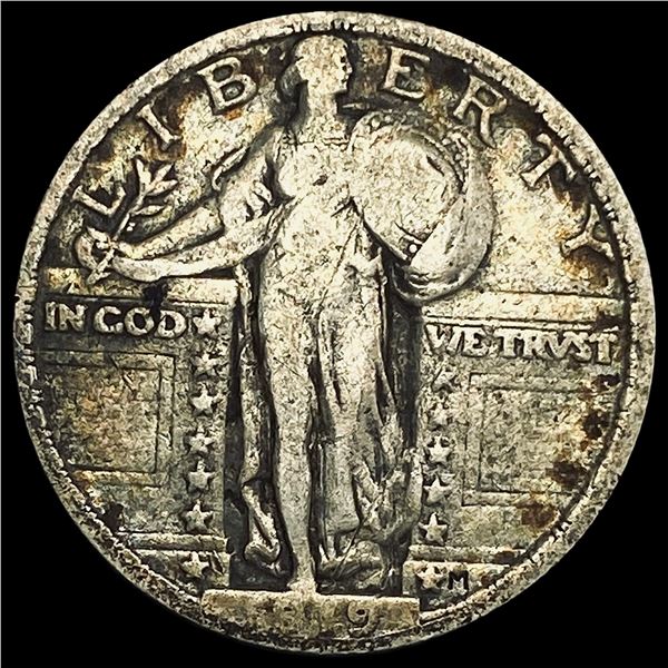 1919 Standing Liberty Quarter LIGHTLY CIRCULATED