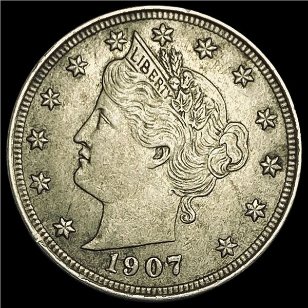 1907 Liberty Head Nickel CLOSELY UNCIRCULATED