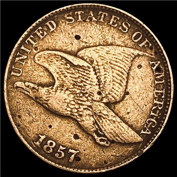 1857 Flying Eagle Cent LIGHTLY CIRCULATED