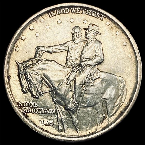 1925 Stone Mountain Half Dollar CHOICE AU