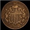 Image 1 : 1868 Bronze Two-Cent Piece NICELY CIRCULATED