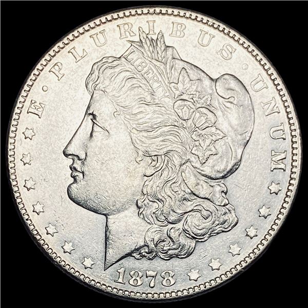 1878 Silver Morgan Dollar CLOSELY UNCIRCULATED
