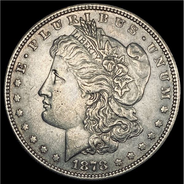 1878 8TF Silver Morgan Dollar CLOSELY UNCIRCULATED