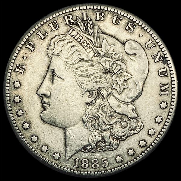 1885-S Silver Morgan Dollar NEARLY UNCIRCULATED