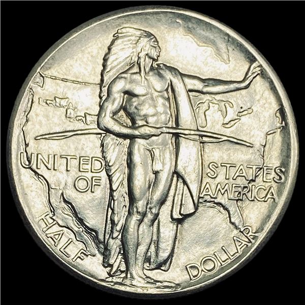 1926 Silver Oregon Trail Half Dollar CLOSELY UNCIRCULATED