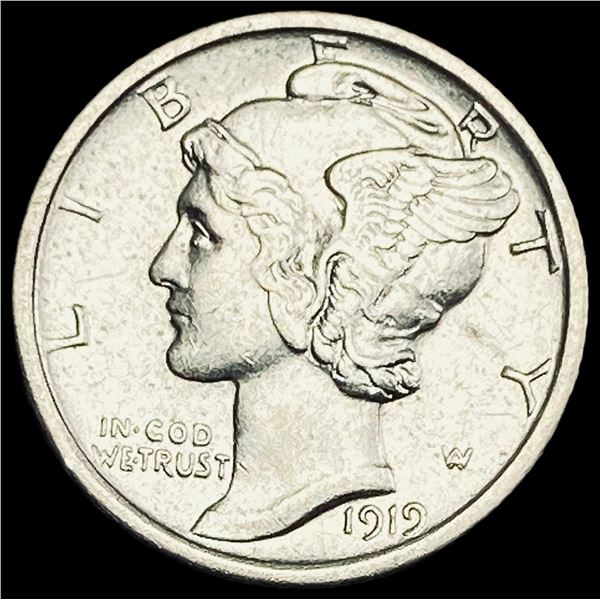 1919-S Silver Mercury Dime UNCIRCULATED