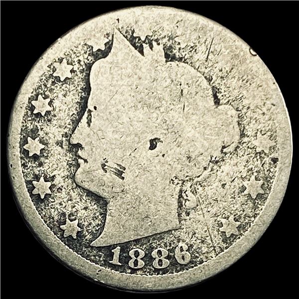1886 Liberty Head Nickel NICELY CIRCULATED