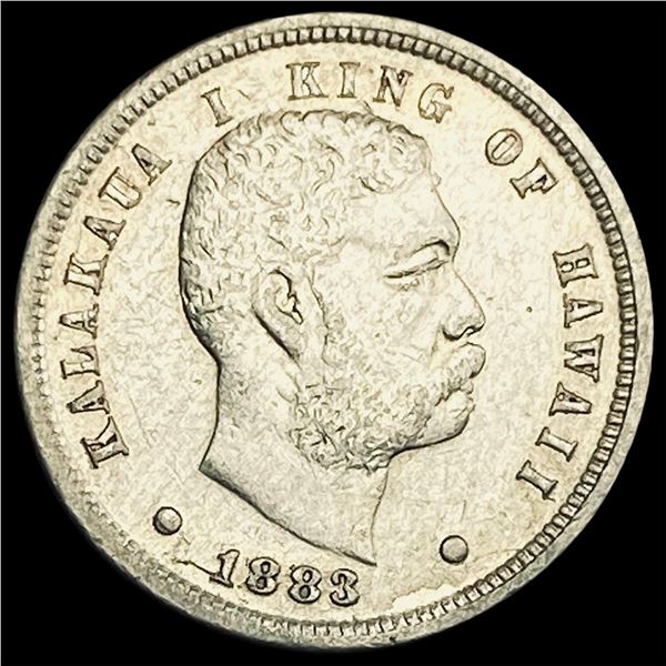 1883 Hawaii Silver Dime CLOSELY UNCIRCULATED