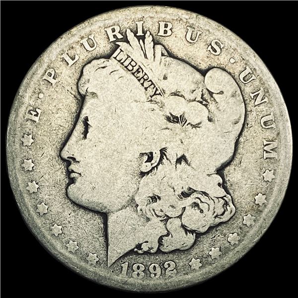 1892-CC Silver Morgan Dollar NICELY CIRCULATED