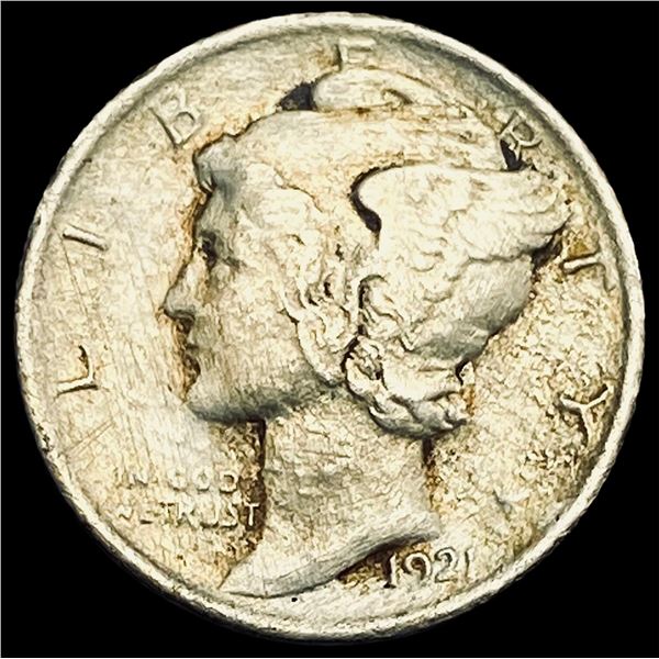 1921 Silver Mercury Dime HIGH GRADE