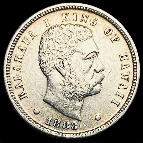 1883 Hawaii Silver Dime CLOSELY UNCIRCULATED