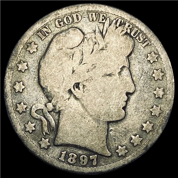 1897-O Silver Barber Half Dollar NICELY CIRCULATED