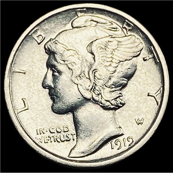 1919-S Silver Mercury Dime UNCIRCULATED