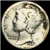 Image 1 : 1921-D Silver Mercury Dime NICELY CIRCULATED