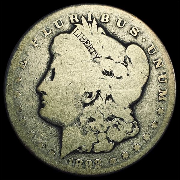 1892-CC Silver Morgan Dollar NICELY CIRCULATED