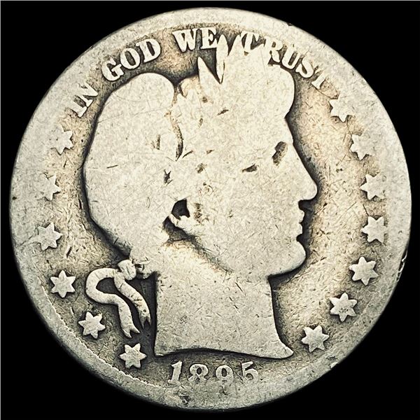 1895-O Silver Barber Half Dollar NICELY CIRCULATED