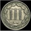 Image 2 : 1881 Nickel Three-Cent Piece NEARLY UNCIRCULATED