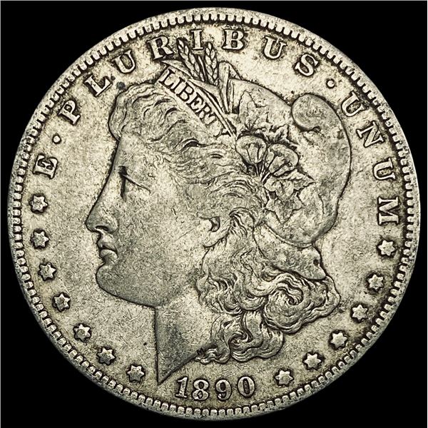 1890-O Silver Morgan Dollar NEARLY UNCIRCULATED