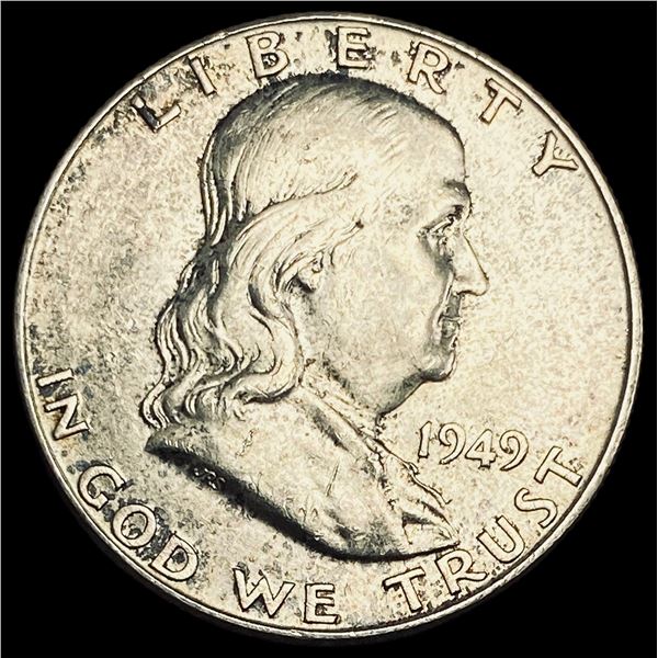 1949 FBL Franklin Silver Half Dollar CHOICE BU