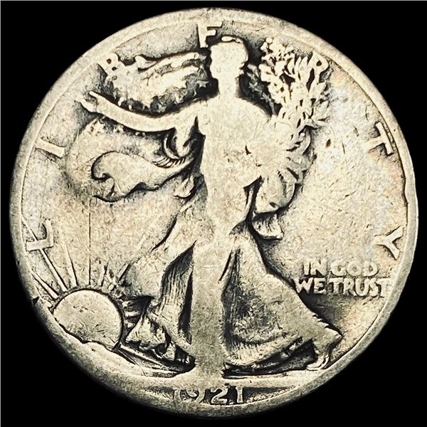 1921-S Walking Liberty Half Dollar NICELY CIRCULATED