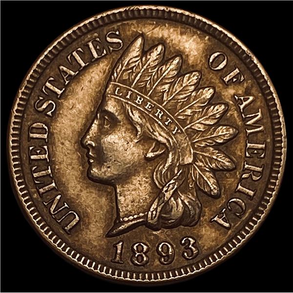 1893 Indian Head Cent CHOICE AU