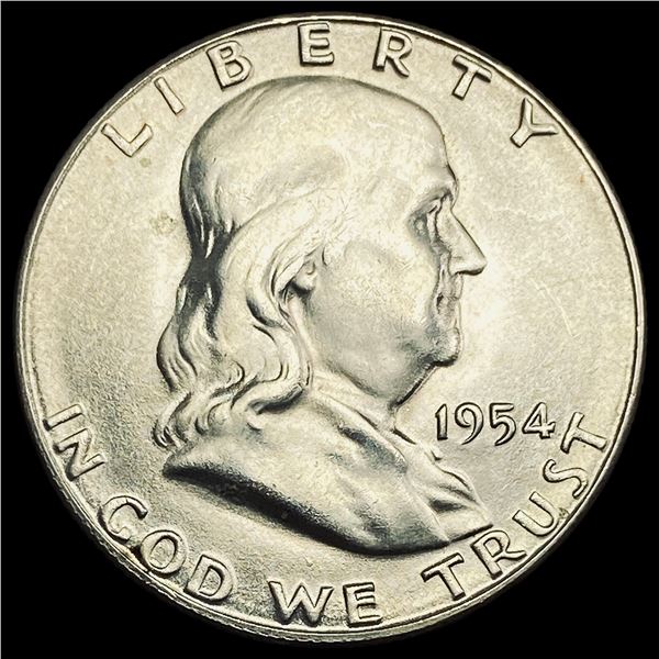 1954-S Silver Franklin Half Dollar CHOICE BU