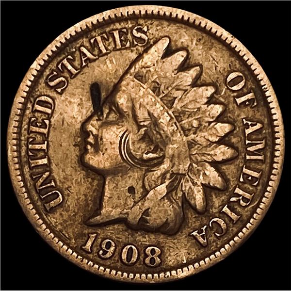 1908-S Indian Head Cent NICELY CIRCULATED