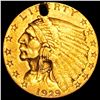 Image 1 : 1929 Indian Head Gold $2.50 Quarter Eagle HIGH GRADE