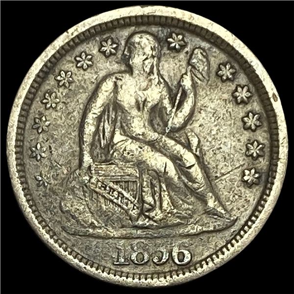 1836 Seated Liberty Dime ABOUT UNCIRCULATED