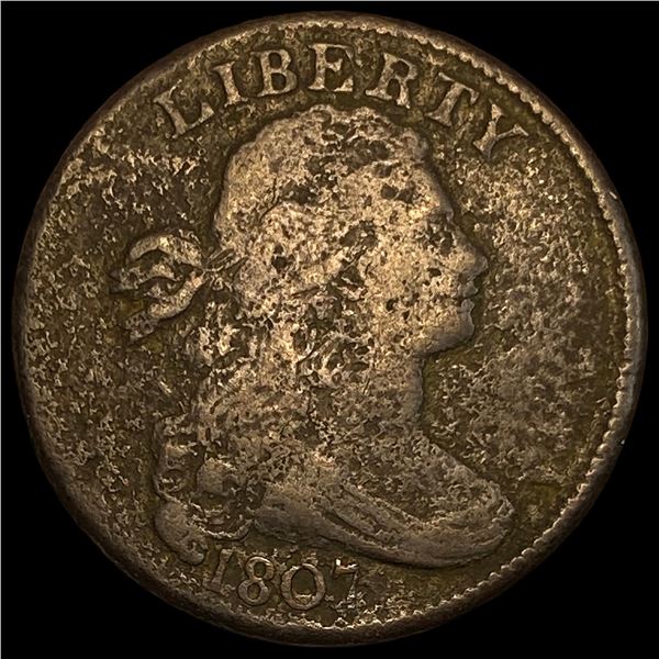 1807 Draped Bust Large Cent NICELY CIRCULATED