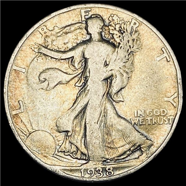 1938-D Walking Liberty Half Dollar NICELY CIRCULATED