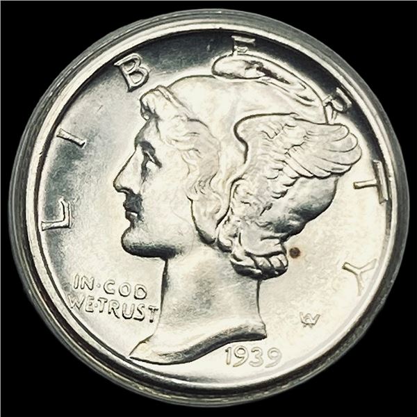 1939-D Silver Mercury Dime GEM BU