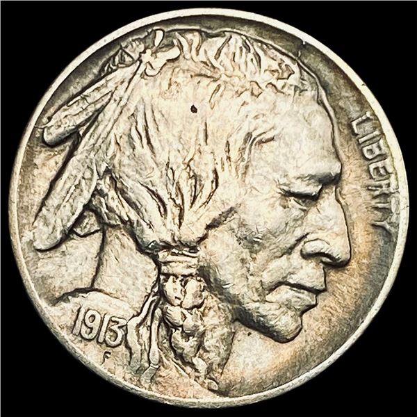 1913-D Typw 1 Buffalo Nickel CHOICE AU