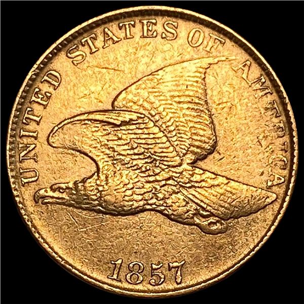 1857 Flying Eagle Cent CLOSELY UNCIRCULATED