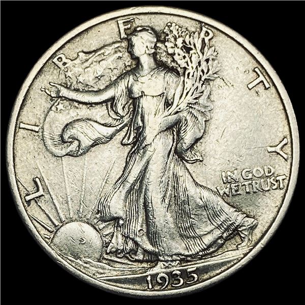 1935-S Walking Liberty Half Dollar NEARLY UNCIRCULATED
