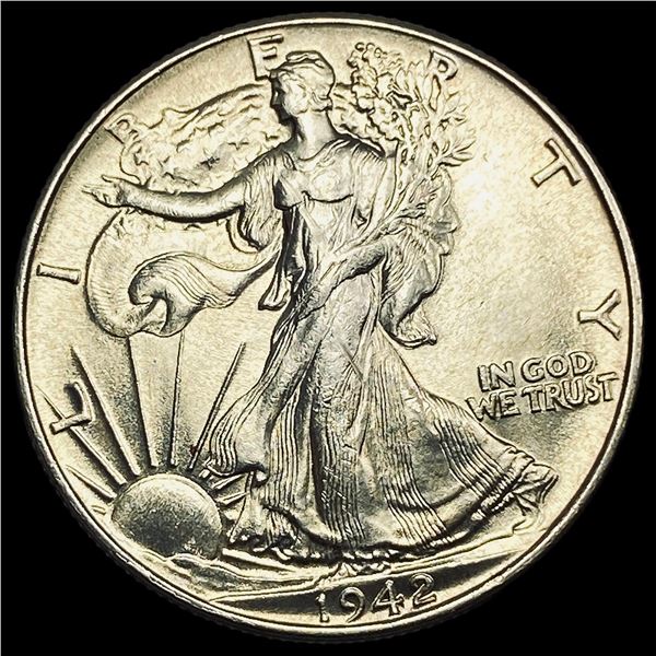 1942 Walking Liberty Half Dollar CHOICE BU