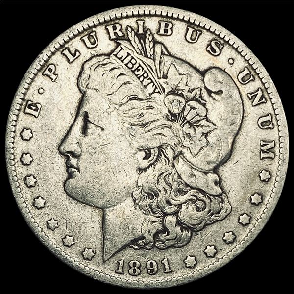 1891-O Silver Morgan Dollar NEARLY UNCIRCULATED