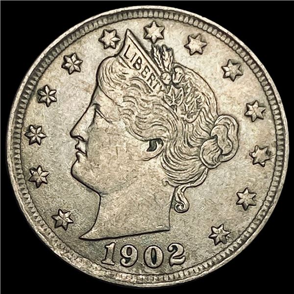 1902 Liberty Head Nickel CHOICE AU