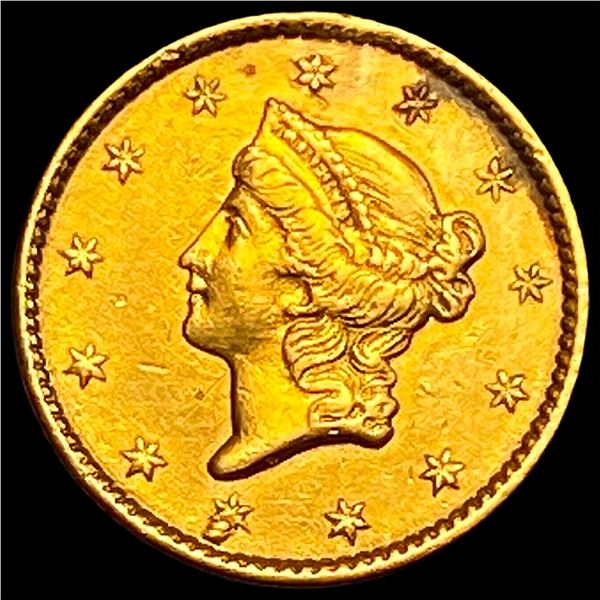 1852 Gold $1 Liberty Type 1 HIGH GRADE