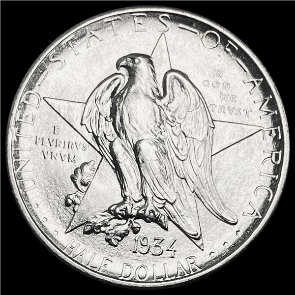 1934 Silver Texas Half Dollar GEM BU