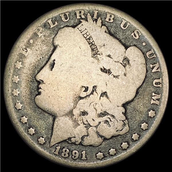 1891-CC Silver Morgan Dollar NICELY CIRCULATED