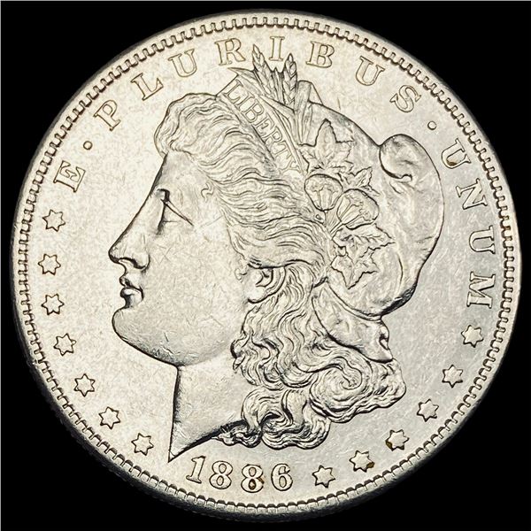 1886-S Silver Morgan Dollar CHOICE AU
