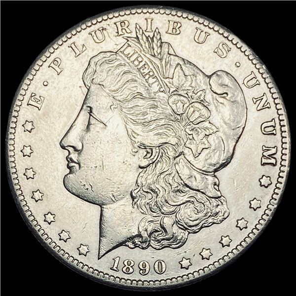 1890-CC Silver Morgan Dollar CLOSELY UNCIRCULATED