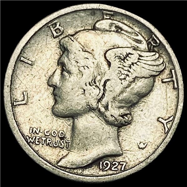 1927-S Silver Mercury Dime NEARLY UNCIRCULATED