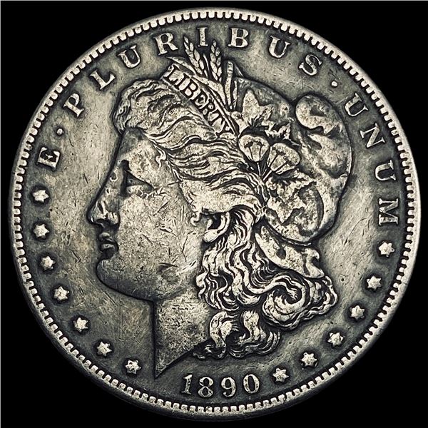 1890-CC Silver Morgan Dollar LIGHTLY CIRCULATED