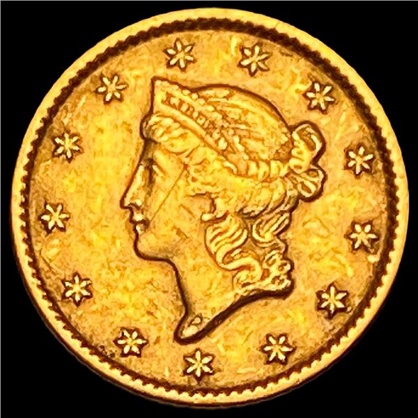 1851 Gold $1 Liberty Type 1 CLOSELY UNCIRCULATED