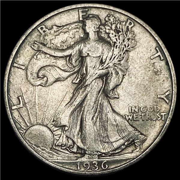 1936-D Walking Liberty Half Dollar NEARLY UNCIRCULATED